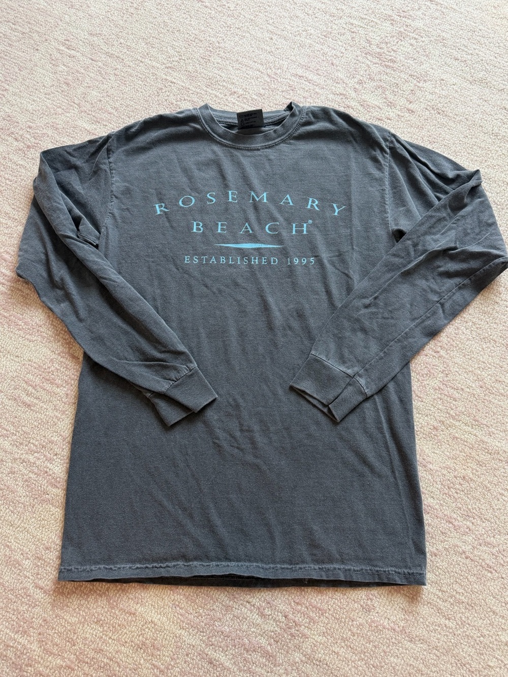 Rosemary Beach Charcoal Long Sleeve Tee